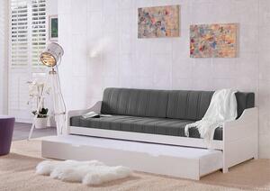 MG Detská posteľ Basty 200x90 s prístelkou Farba: Biela