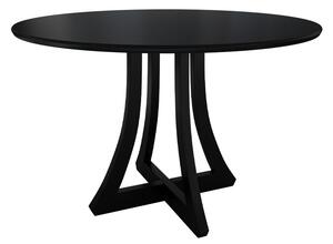 Okrúhly stôl Dagerto FI 100, Farby: biely lesk / čierny lesk Mirjan24 5903211140181