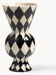 Ručne maľovaná váza Rhombic, V 30 cm