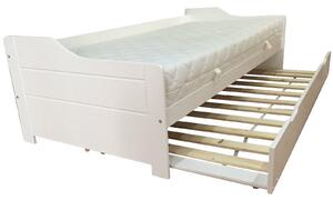 MG Detská posteľ Basty 200x90 s prístelkou Farba: Sivá