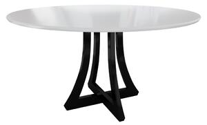 Okrúhly stôl Dagerto FI 120, Farby: biely lesk / čierny lesk Mirjan24 5903211140204
