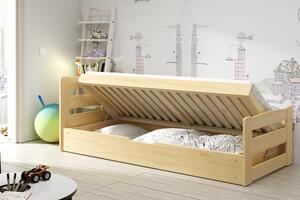 BMS Detská posteľ s úložným priestorom ERNIE 200x90 Farebné prevedenie: Borovica