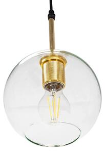 Toolight - Závesná stropná lampa Lassi - zlatá - APP1177-1CP