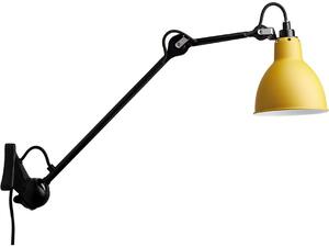 DCW - 222 Nástenné Svietidlo Yellow/Black Lampe Gras - Lampemesteren