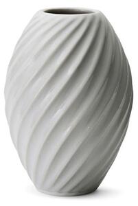 Biela porcelánová váza Morsø River, výška 16 cm