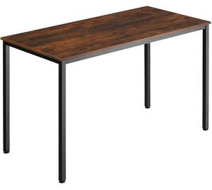 Tectake 404419 písací stôl vanport 120x60x75,5cm - industriálne drevo tmavé, rustikálne