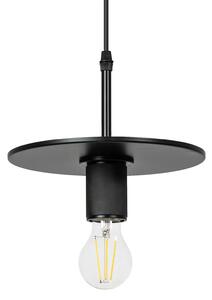Toolight - Závesná stropná lampa Plate - čierna - APP1180-1CP