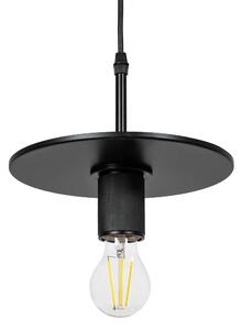 Toolight - Závesná stropná lampa Plate - čierna - APP1180-1CP