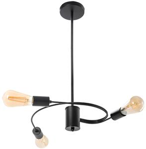 Toolight - Závesná stropná lampa Paradise 3 - čierna - APP740-3CP