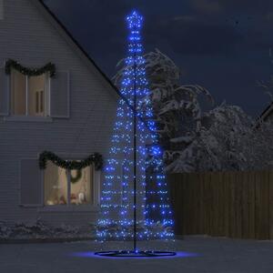 LED vianočný stromček 1534 LED modré 503 cm
