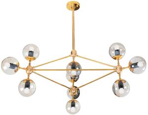 Toolight - Závesná stropná lampa Sphera - zlatá - APP266-10C