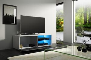 TV stolík/skrinka Mona 100 (čierna matná + čierny lesk). Vlastná spoľahlivá doprava až k Vám domov. 1000632