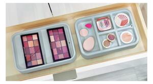 Sivý organizér na makeup iDesign Eco Bin, 28,12 x 19,23 cm