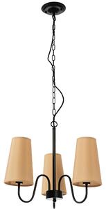 Toolight - Závesná stropná lampa Vintage - čierna - APP720-3CP