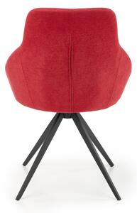 Jedálenská stolička K431 - červená / čierna