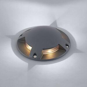 Lindby - Cormac 4 LED Zapustené Podlahové Svetlo Dark Grey Lindby - Lampemesteren