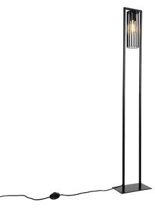 Inteligentná moderná stojaca lampa čierna vrátane WiFi ST64 - Balenco Wazo