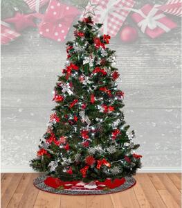 Tutumi - Podložka pod vianočný stromček - červená - 80 cm