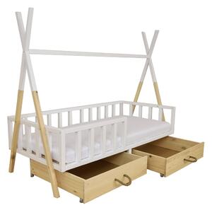 Wilsondo Detská posteľ domček Tipi 180x80 Variant úložný box: Bez úložného boxu