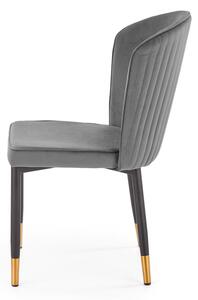 Jedálenská stolička K446 - sivá / čierna
