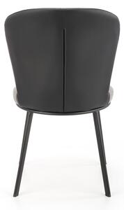 Jedálenská stolička K447 - sivá / čierna
