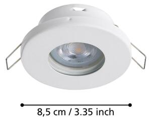 Eglo 901759 - SADA 3xLED Kúpeľňové svietidlo FAVAZZINA 1xGU10/4W/230V IP44 biela