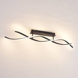 Lindby - Welina LED Stropné Lampa Matt Black Lindby - Lampemesteren