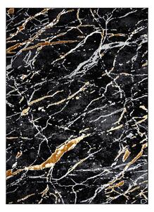Dywany Łuszczów , Kusový koberec Allure 1963 black/gold, 120x170, čierna, kancelária