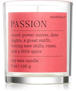 Paddywax Mood Passion Saffron Rose vonná sviečka 226 g