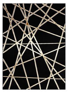 Dywany Łuszczów , Kusový koberec Allure 1964 black/gold, 120x170, čierna, kancelária