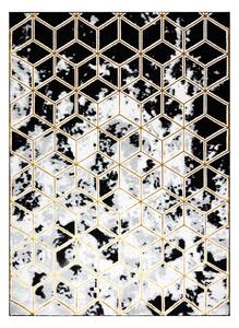 Dywany Łuszczów , Kusový koberec Allure 1966 black/gold, 80x150, žltá, kancelária