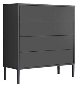 KOMODA, antracitová, 79/86/33 cm MID.YOU - Komody, Online Only