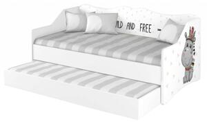 DO Detská posteľ s prístelkou Wild and Free 160x80