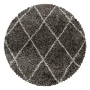 Ayyildiz koberce Kusový koberec Alvor Shaggy 3401 taupe kruh - 200x200 (priemer) kruh cm