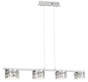 Milagro LED Krištáľový luster na lanku ALEX 4xLED/20W/230V MI0884 + záruka 3 roky zadarmo