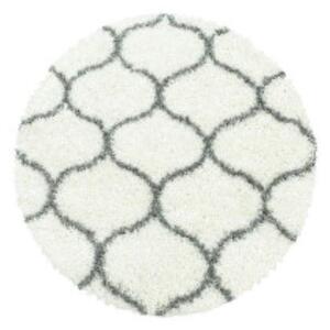 Ayyildiz koberce Kusový koberec Salsa Shaggy 3201 cream kruh - 200x200 (priemer) kruh cm