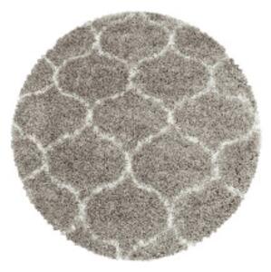 Ayyildiz koberce Kusový koberec Salsa Shaggy 3201 beige kruh - 200x200 (priemer) kruh cm