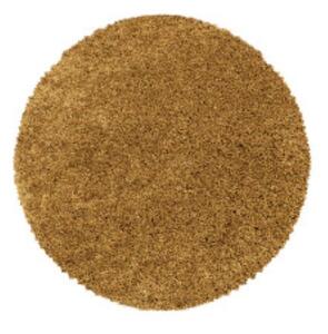 Kusový koberec Sydney Shaggy 3000 gold kruh-200x200 (průměr) kruh