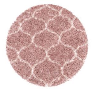 Ayyildiz koberce Kusový koberec Salsa Shaggy 3201 rose kruh - 80x80 (priemer) kruh cm