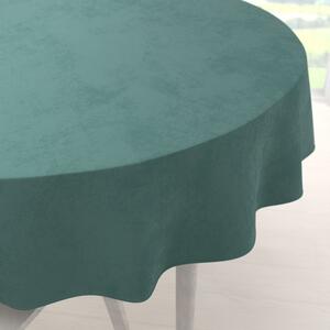 Biante Zamatový okrúhly obrus Velvet Premium SVP-022 Ľadovo zelený Ø 140 cm