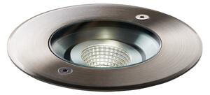 Light-Point - Sub 2 LED 3000K Round Zapustené Podlahové Svetlo Stainless Steel - Lampemesteren