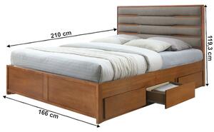 Manželská posteľ 160 cm Begoa (s roštom). Vlastná spoľahlivá doprava až k Vám domov. 1002488