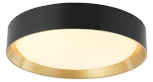 Lindby - Kambia LED Stropné Lampa Ø55 Black/Gold Lindby - Lampemesteren