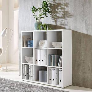 REGÁL, biela, 106,5/108,5/33 cm MID.YOU - Online Only drobný nábytok, Online Only