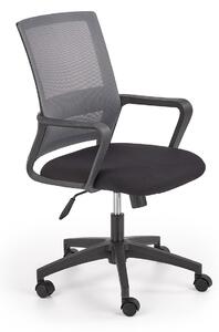 Kancelárska stolička s podrúčkami Mauro - čierna / sivá
