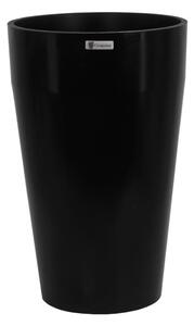 Čierny kvetináč Grapano Monti, ø 34,5 cm