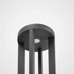 Lucande - Overa LED Vonkajšie Nástenné Svietidlo Dark Grey - Lampemesteren