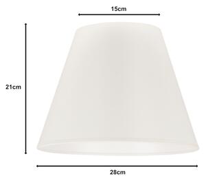 Duolla - Tienidlo k stolnej lampe SOFIA S E27 pr. 28 cm béžová