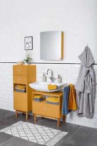 V horčicovej farbe vysoká/závesná kúpeľňová skrinka 40x100 cm Color Bath – Tom Tailor
