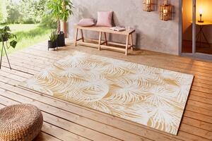 NORTHRUGS - Hanse Home koberce Kusový koberec Beach 105174 Cream, Gold – na von aj na doma - 200x290 cm